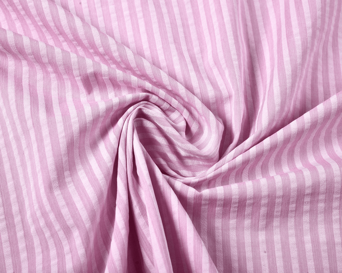 Magenta Stripes Seersucker - 6