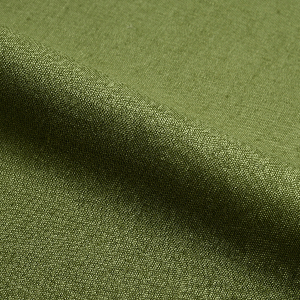 Pleated Fern Green Linen Dress Pant - 11