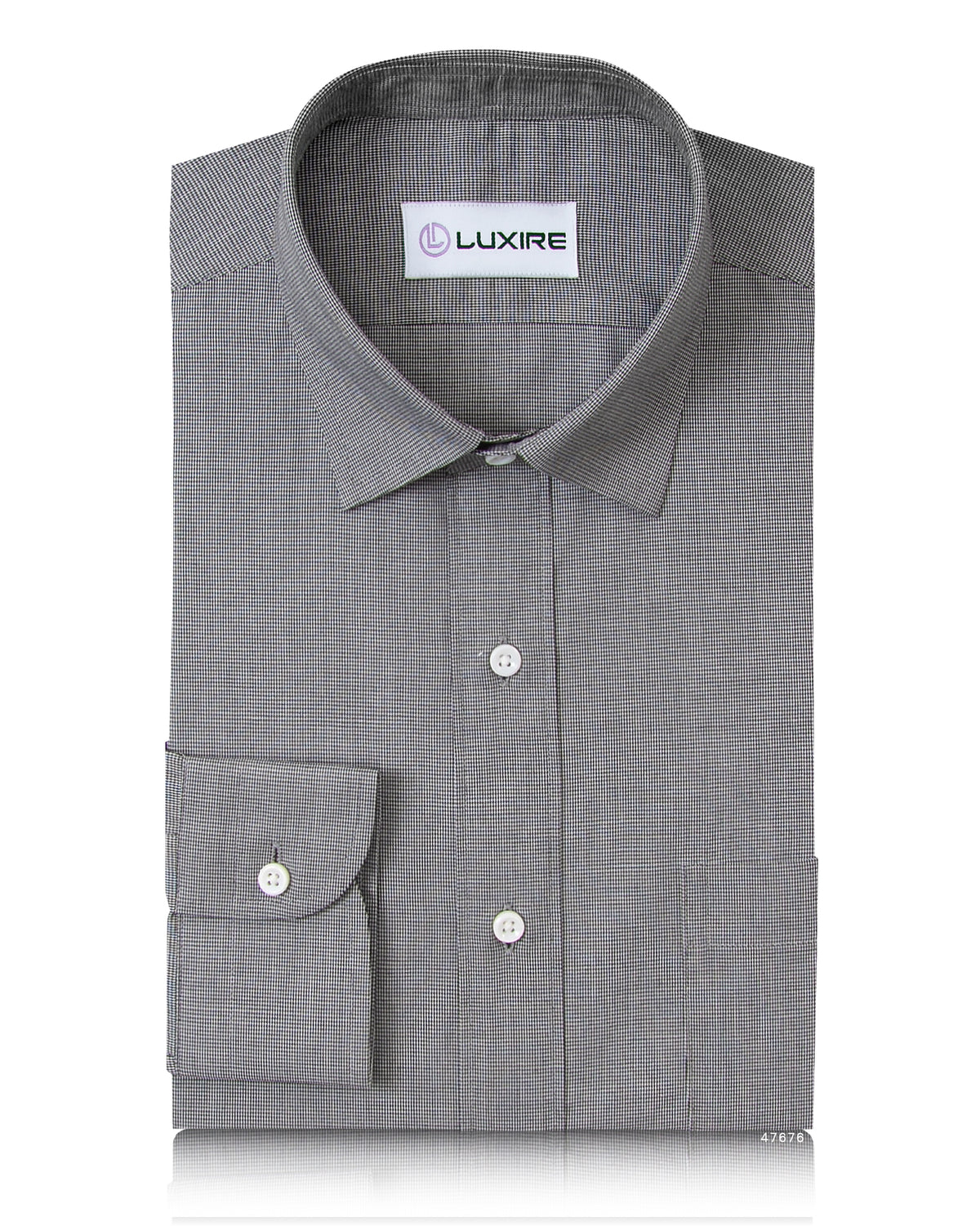 Grey Micro Houndstooth - 1
