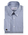 Navy Blue University Stripe Oxford Shirt