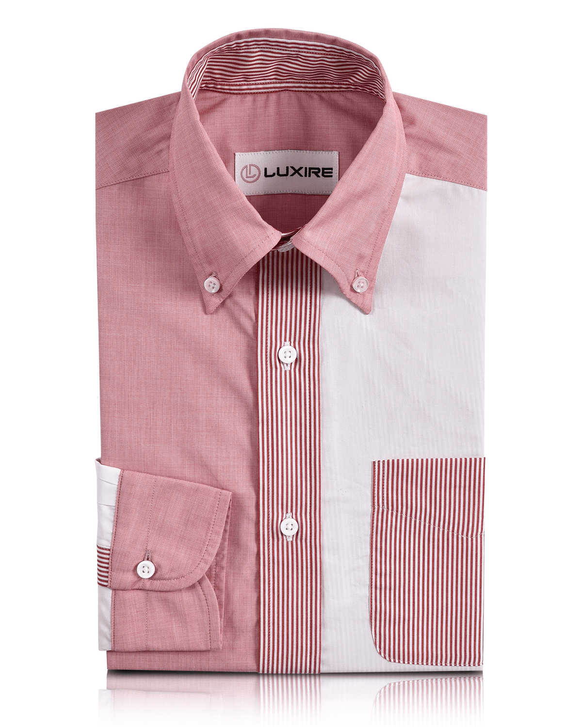 Red White Cotton Fun Shirt - 1