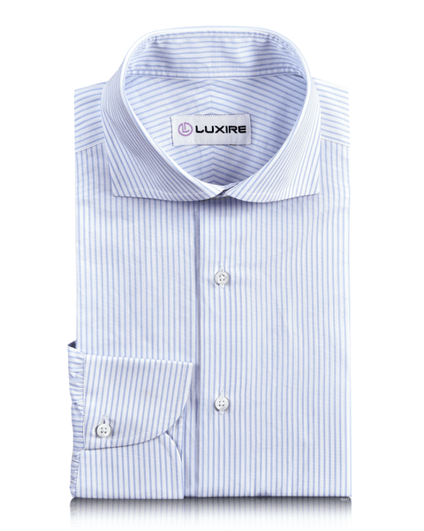 Pale Blue Dress Stripes Shirt