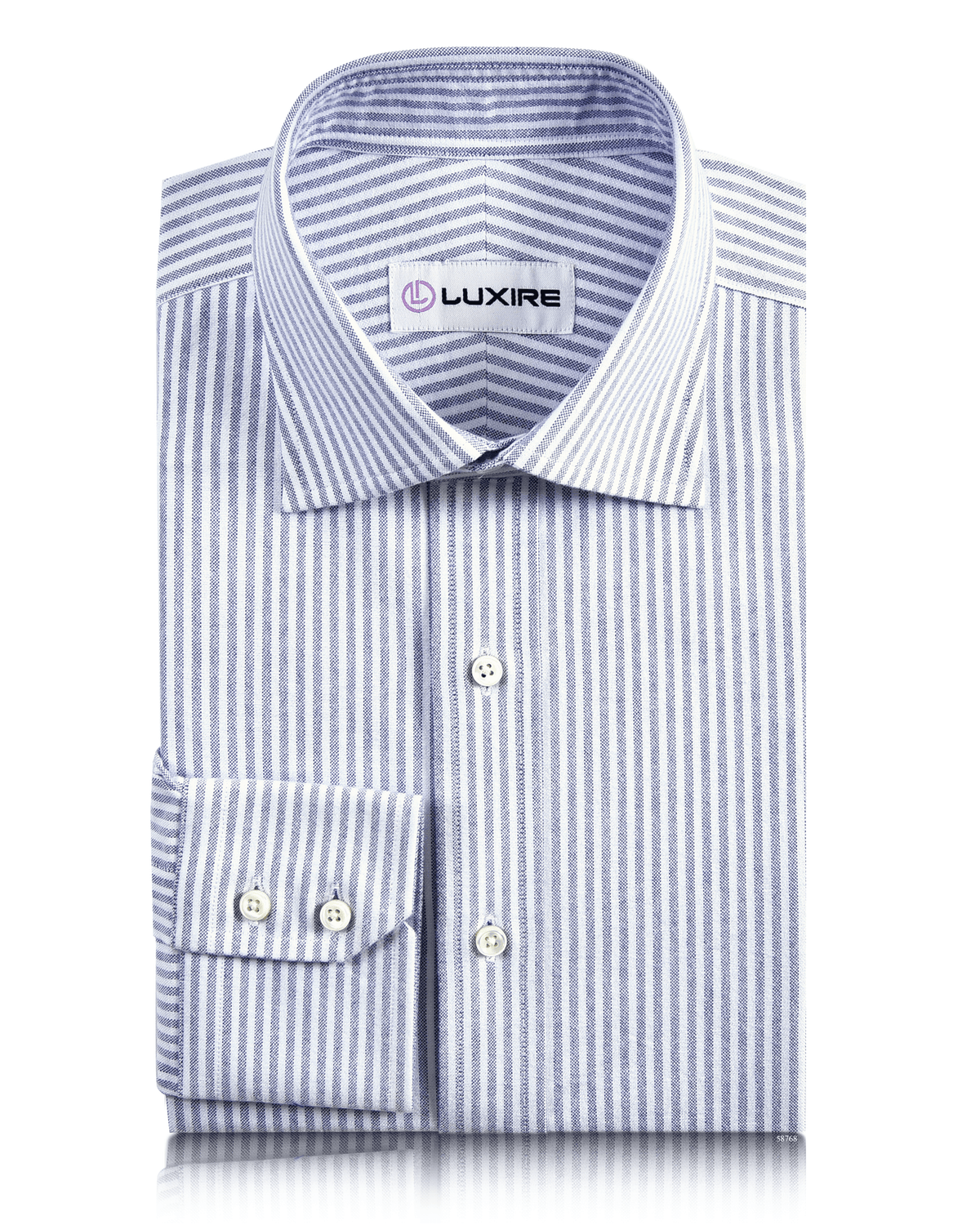 Indigo University Stripes Oxford - 1