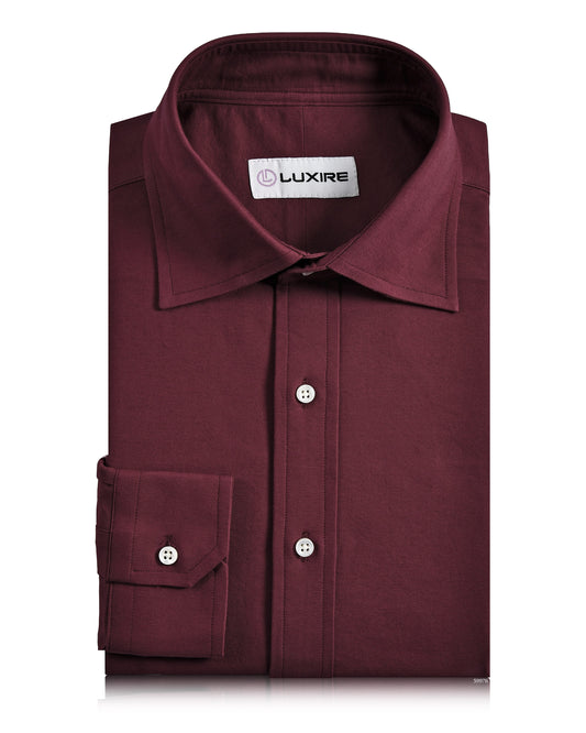 Maroon oxford Shirt
