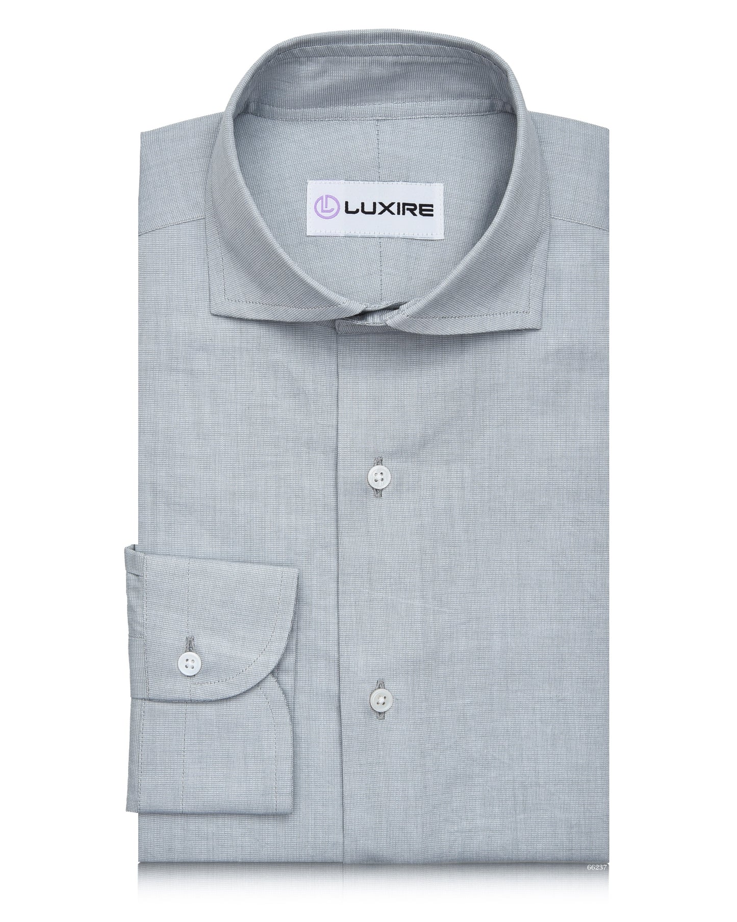 Grey Dress Shirt End on End