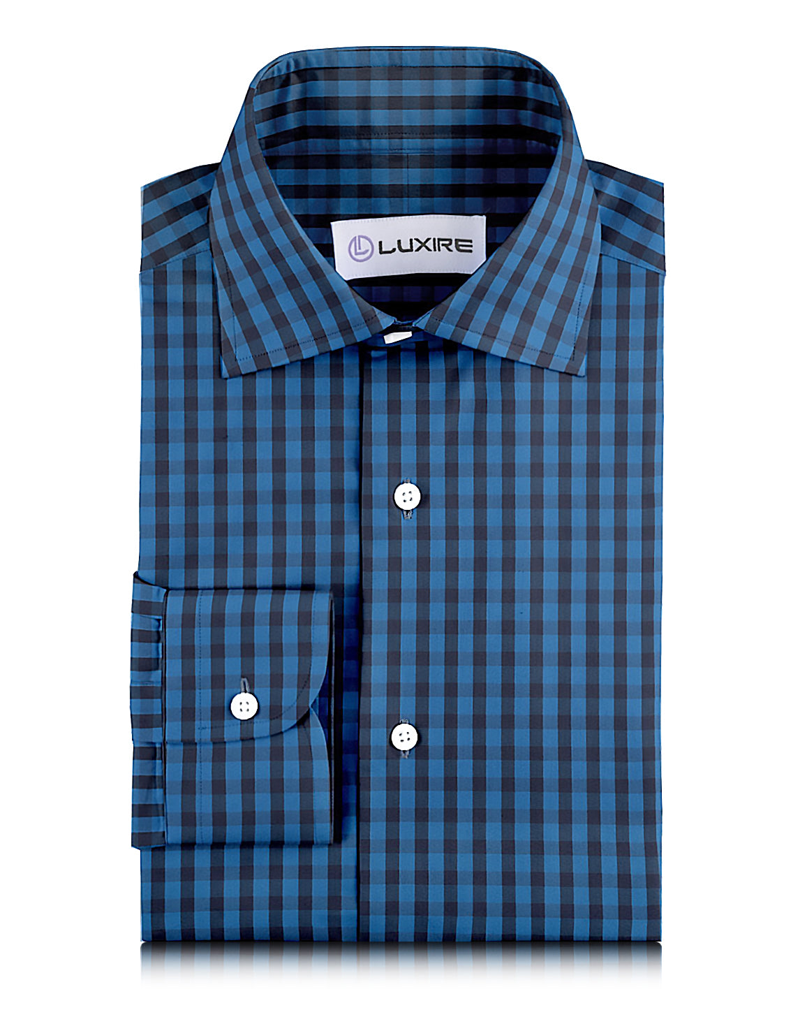 Shades of Blue Large Gingham - 1