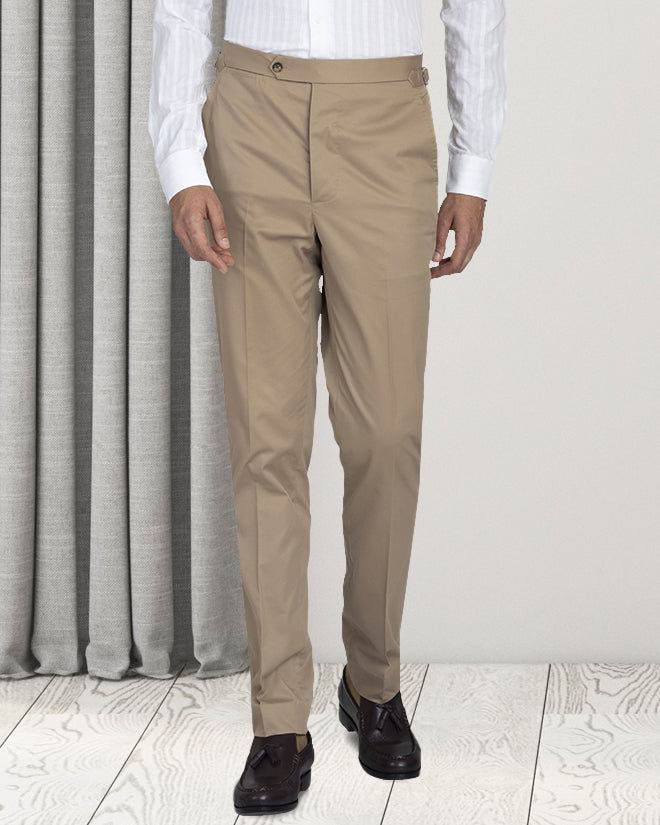 Sand Cotton Dress Pant - 8