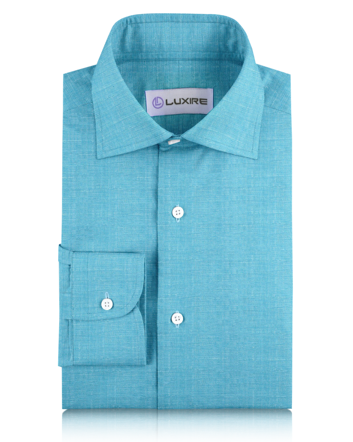 Cotton Linen: Sky Blue Chambray - 1