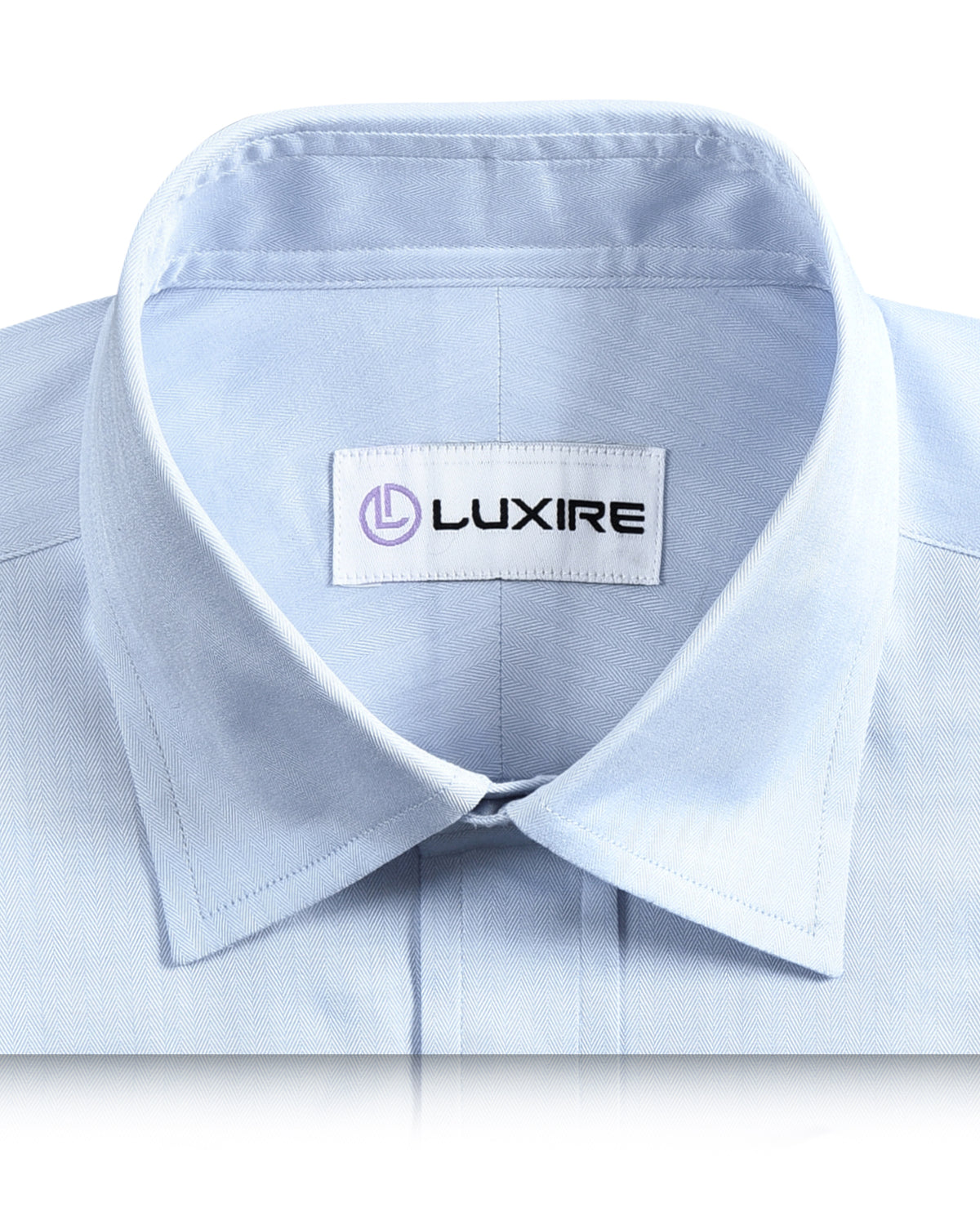 Brembana Light Blue Herringbone Shirt - 2