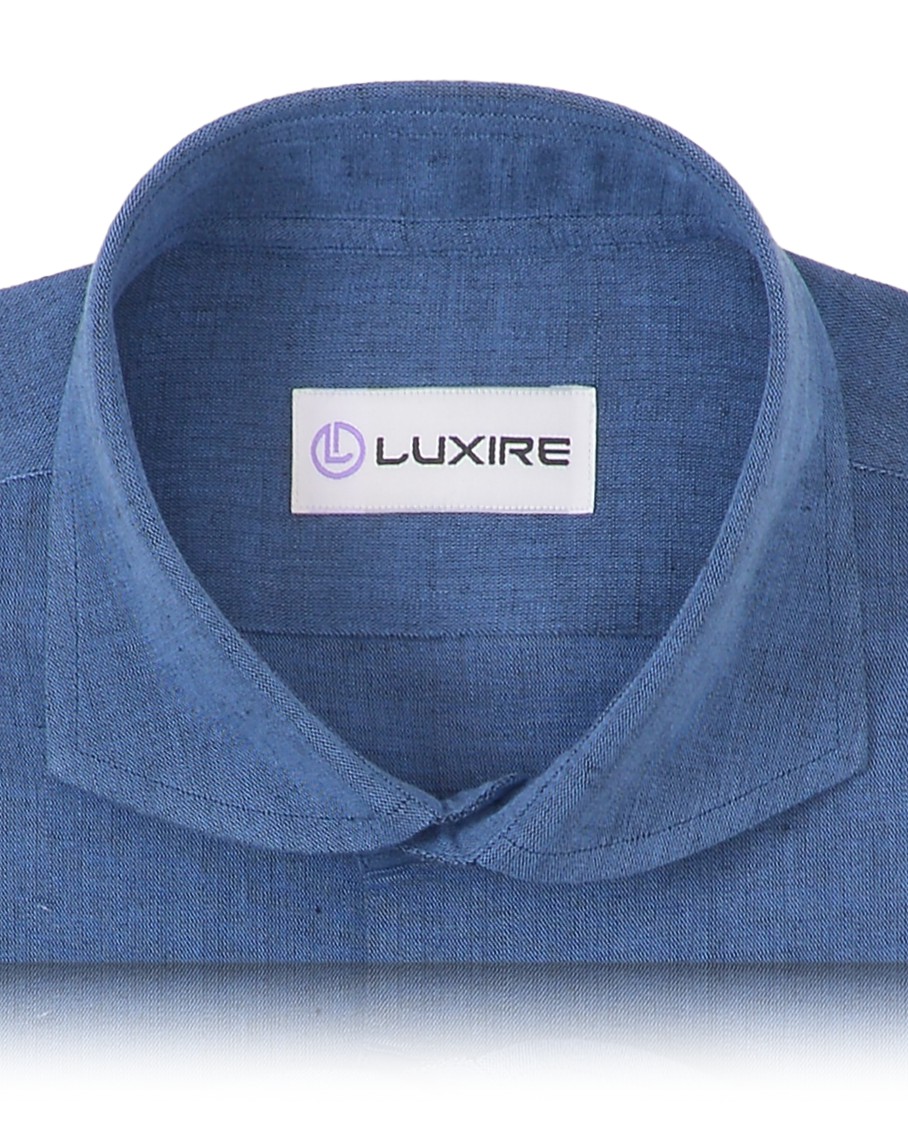 Cotton Linen: Plain Dark Blue Chambray - 2
