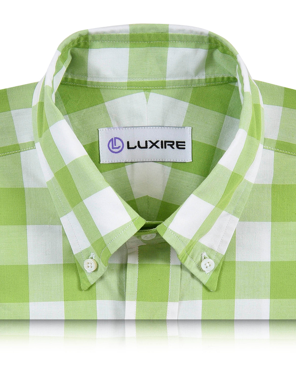 Light Apple Green Windowpane Checks - 2