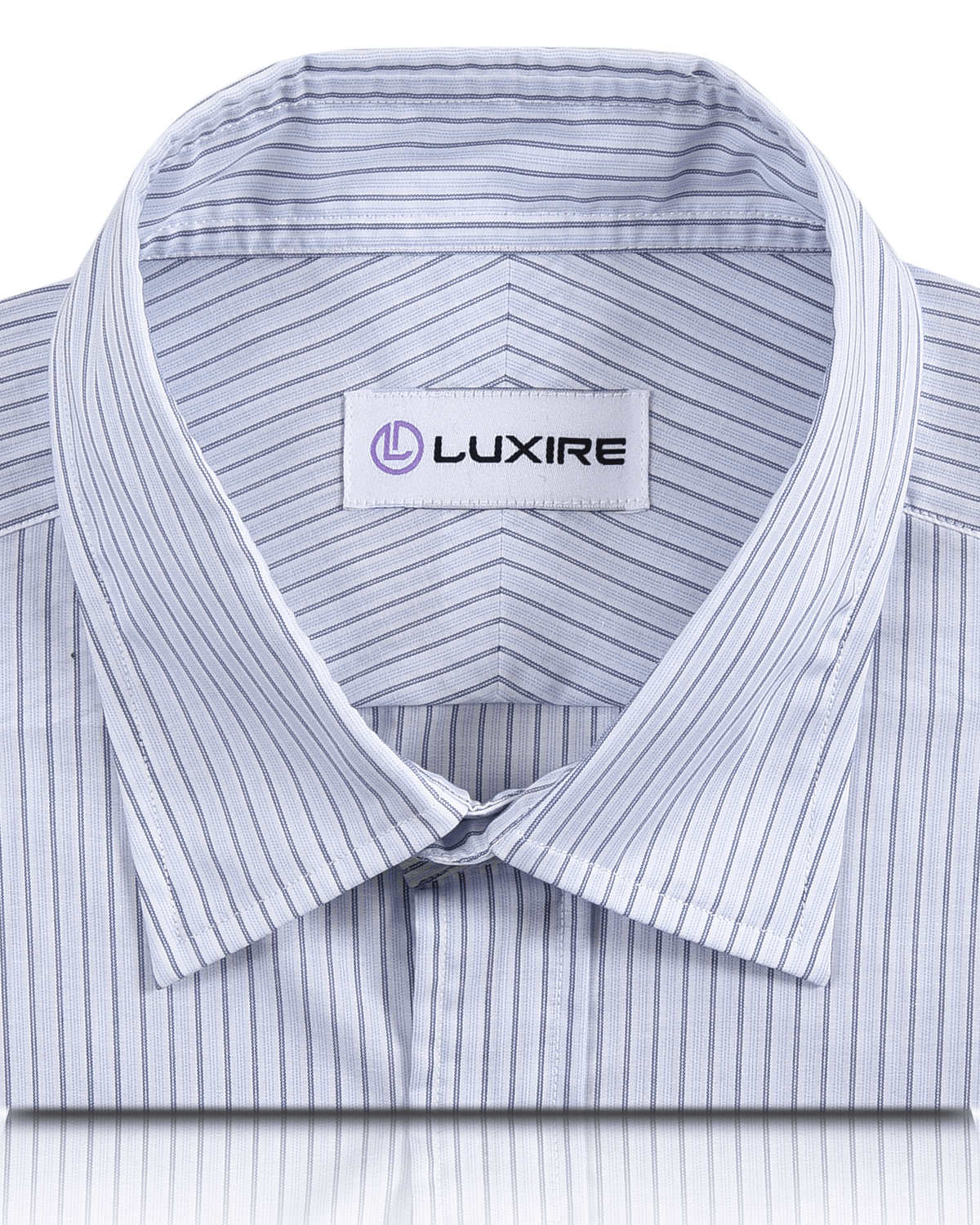 Navy White Grey Stripes Shirt - 2
