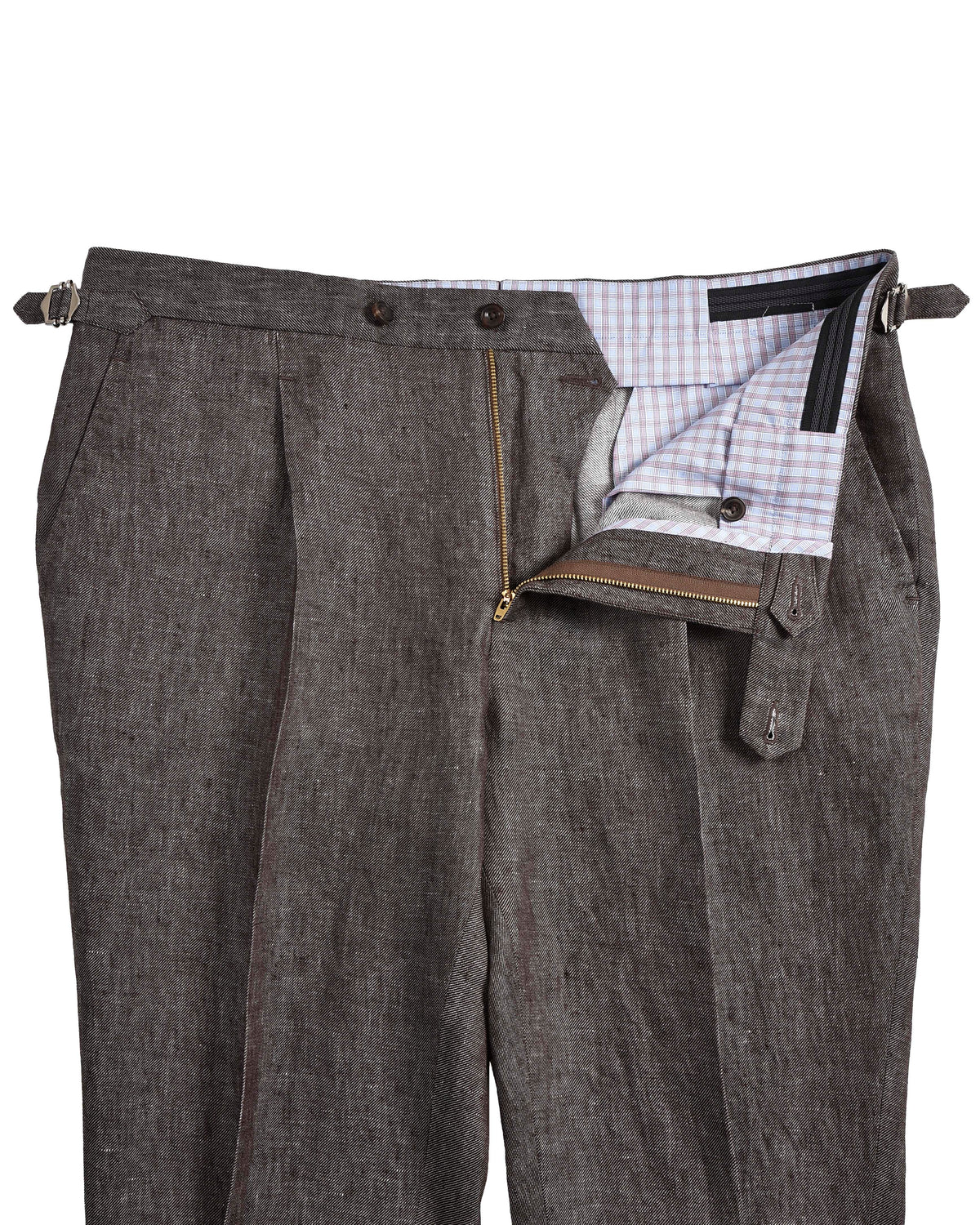 Solbiati Coffee Brown Linen - 4
