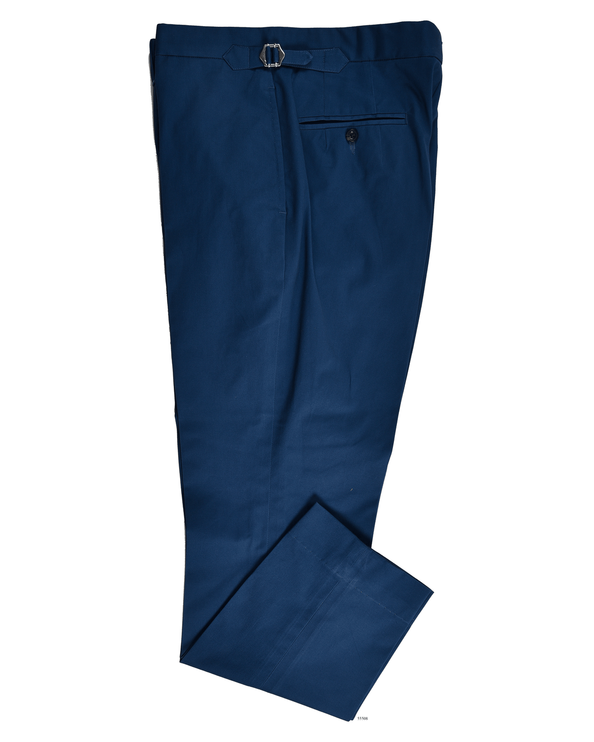 Soft Blue Stretch Twill Pants - 1