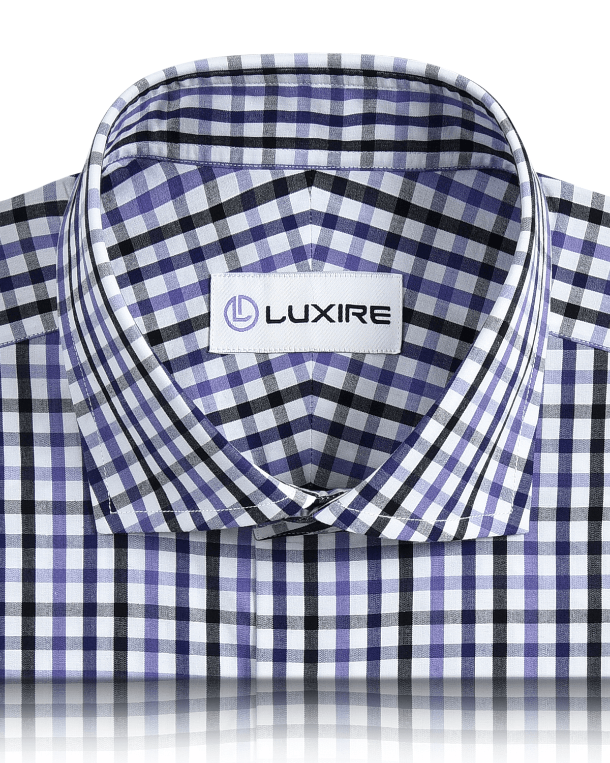 Purple Black Tattersall Gingham Shirt - 2
