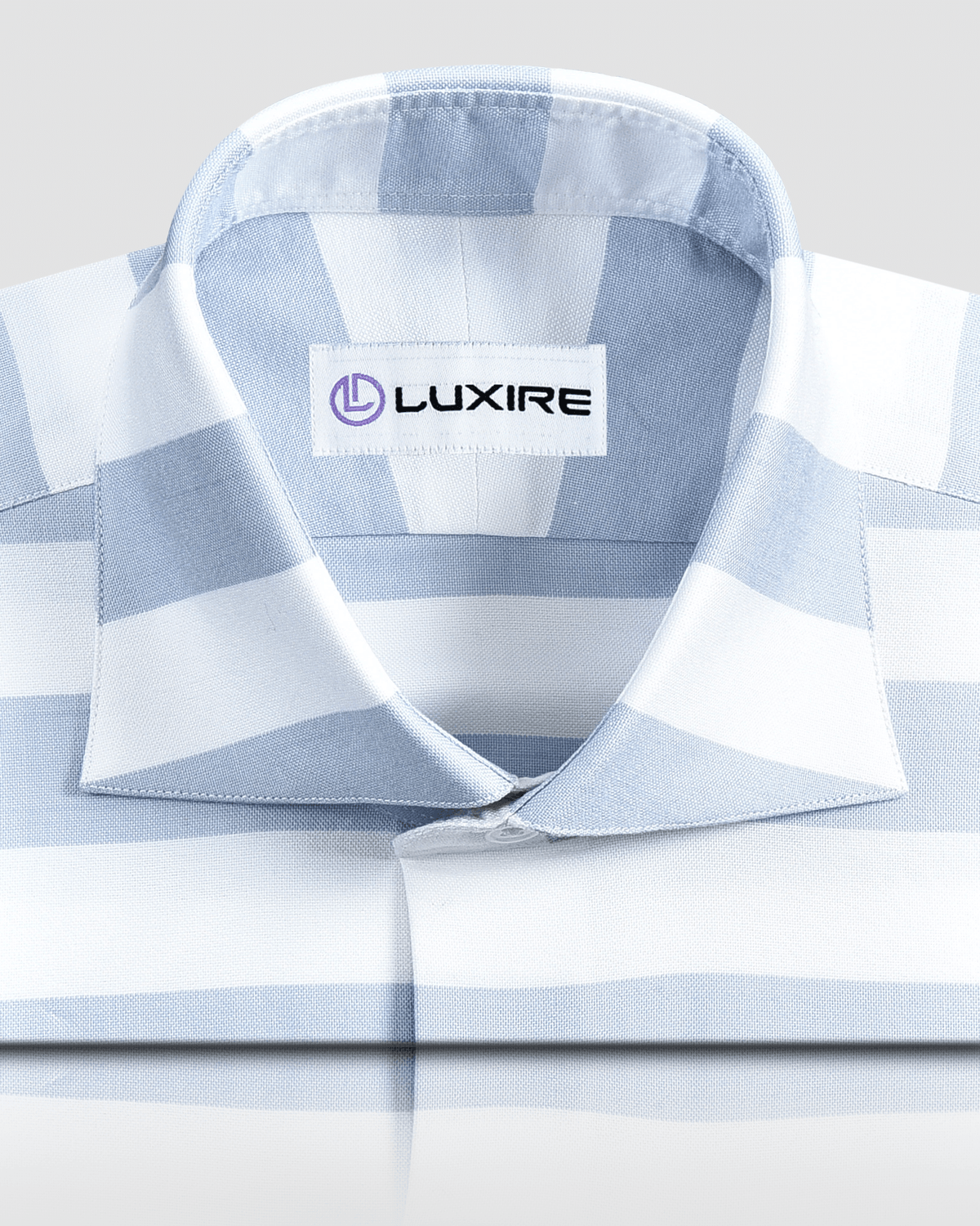 Blue White Horizontal Stripes - 2