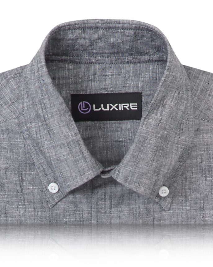 Dark Grey Chambray - 2