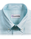 Sky Blue Dress Stripes Oxford Shirt
