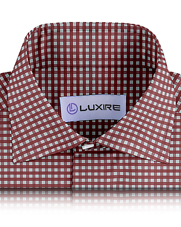 Salmon Pink Gingham - 2