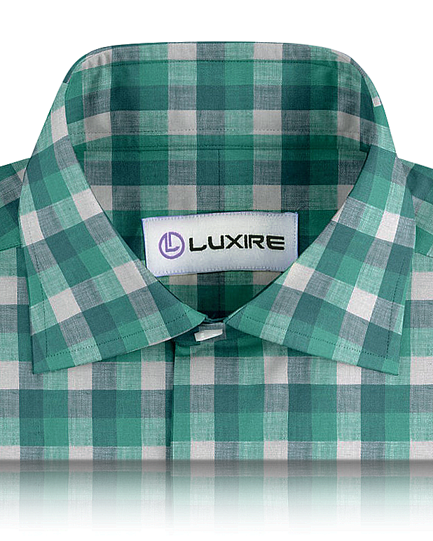 Linen: Shades of Green Tattersall - 2