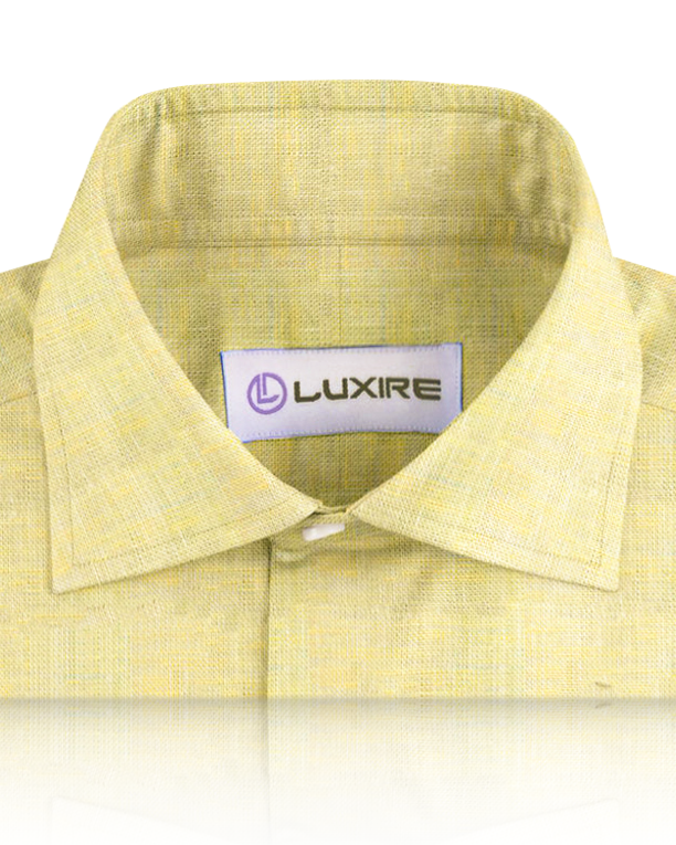 Linen: Pale Yellow End on End - 2