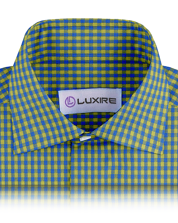 Linen: Yellow Blue Gingham - 2