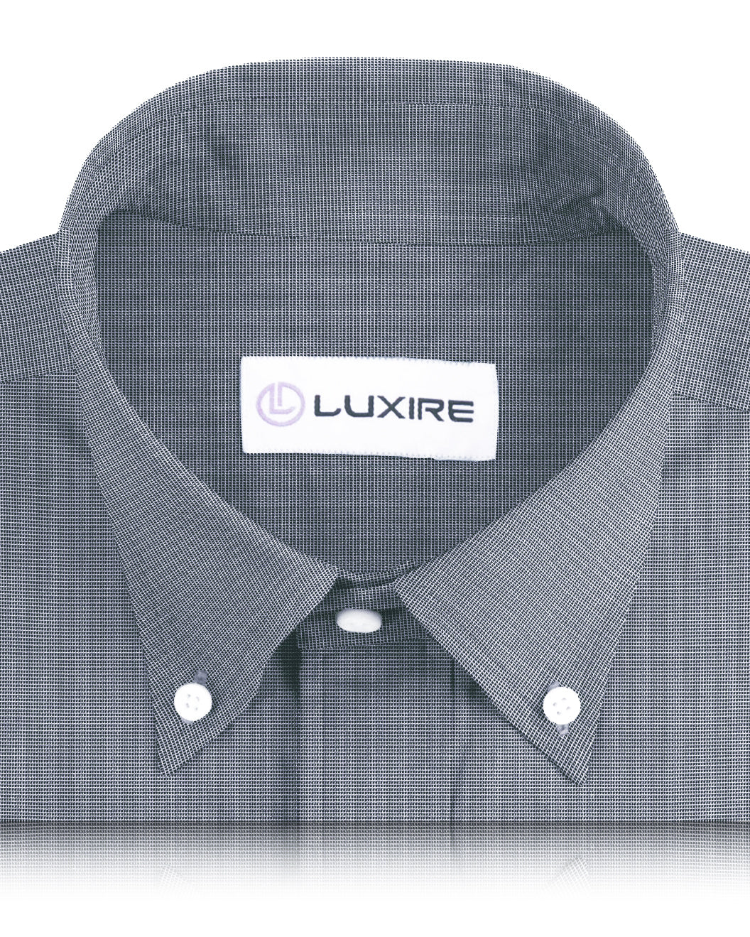 Grey End on End Shirt - 2