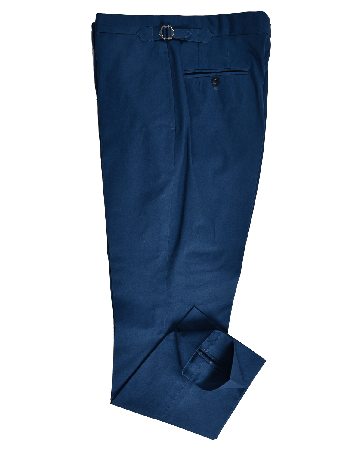Soft Blue Stretch Twill Pants - 2