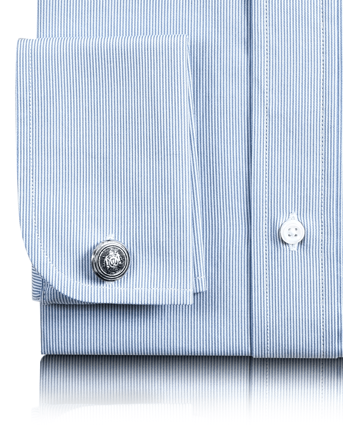 Sky Blue Mille Stripes Shirt - 3
