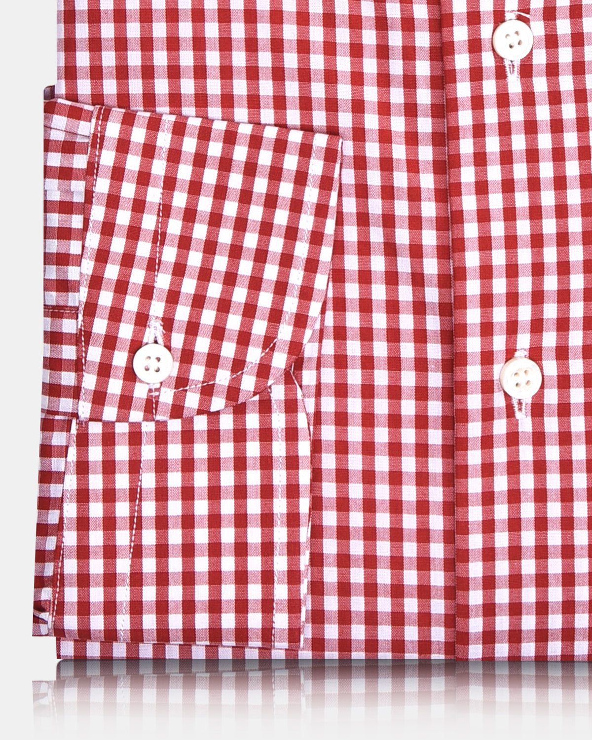 Red White Gingham Checks - 3