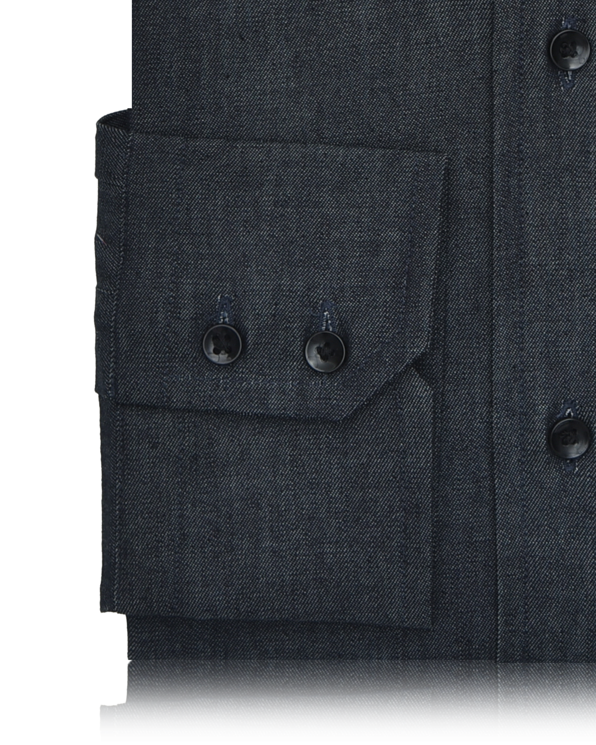 Bluish Grey Denim Shirt - 3