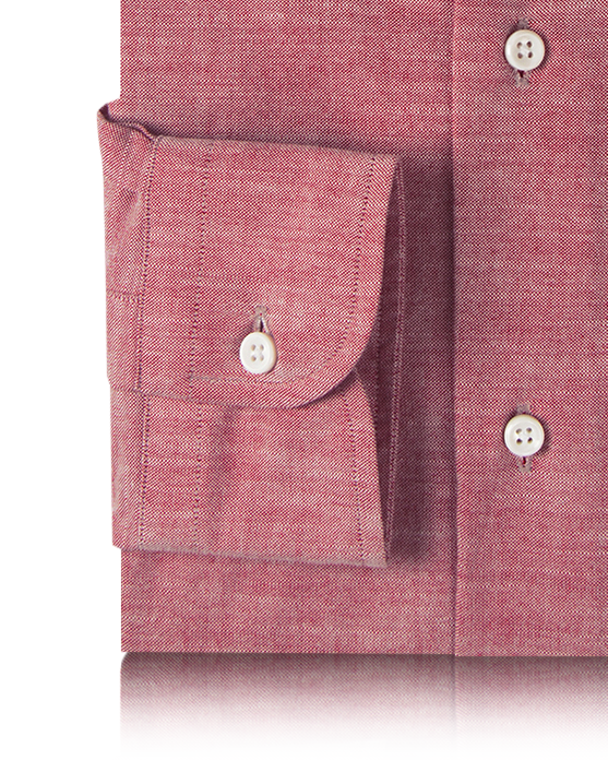 Linen: Classic Red Chambray - 3