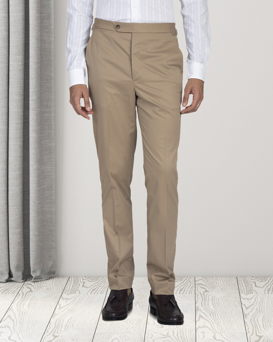 Sand Cotton Dress Pant - 1