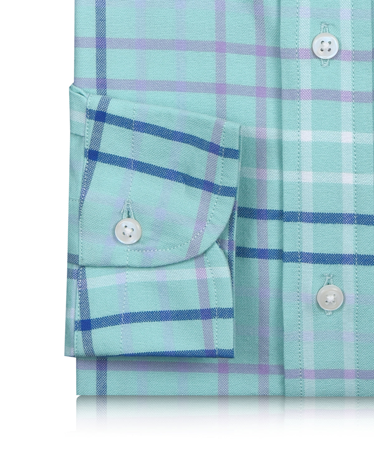 Mint Green Check Shirt - 3
