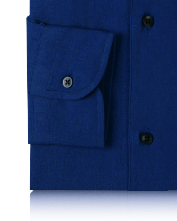 Casual Blue Cool Linen Cotton - 3