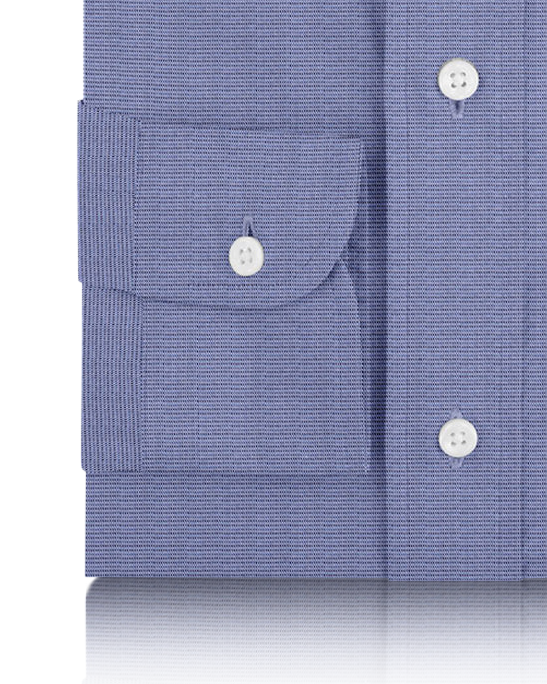 Cotton Linen: Mid Blue Chambray - 3