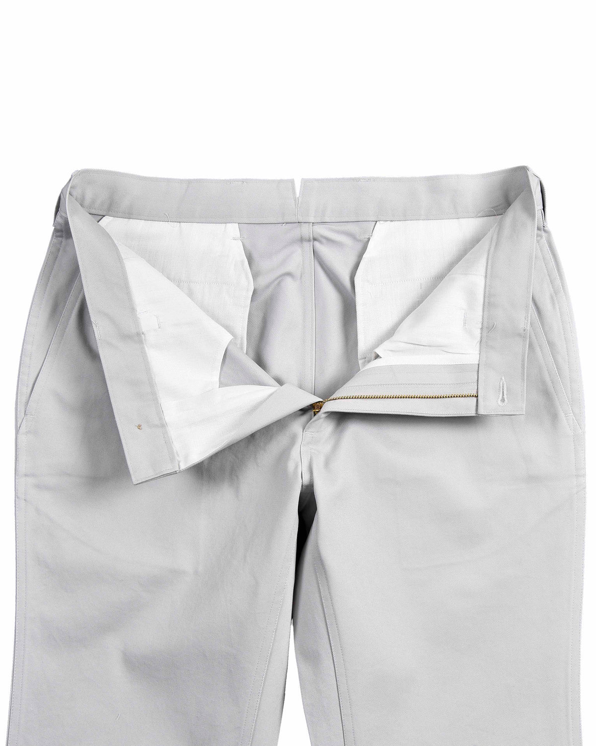 Stone Grey Plain Chino - 5