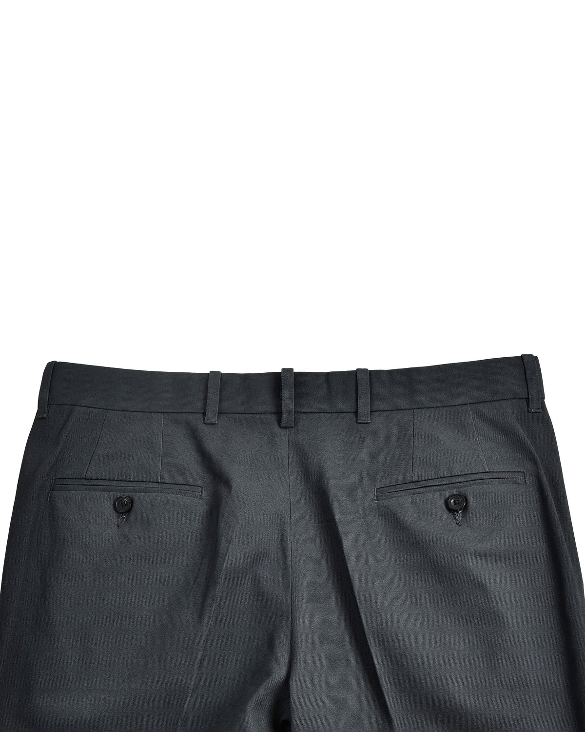 Charcoal Grey Canvas Trouser - 6