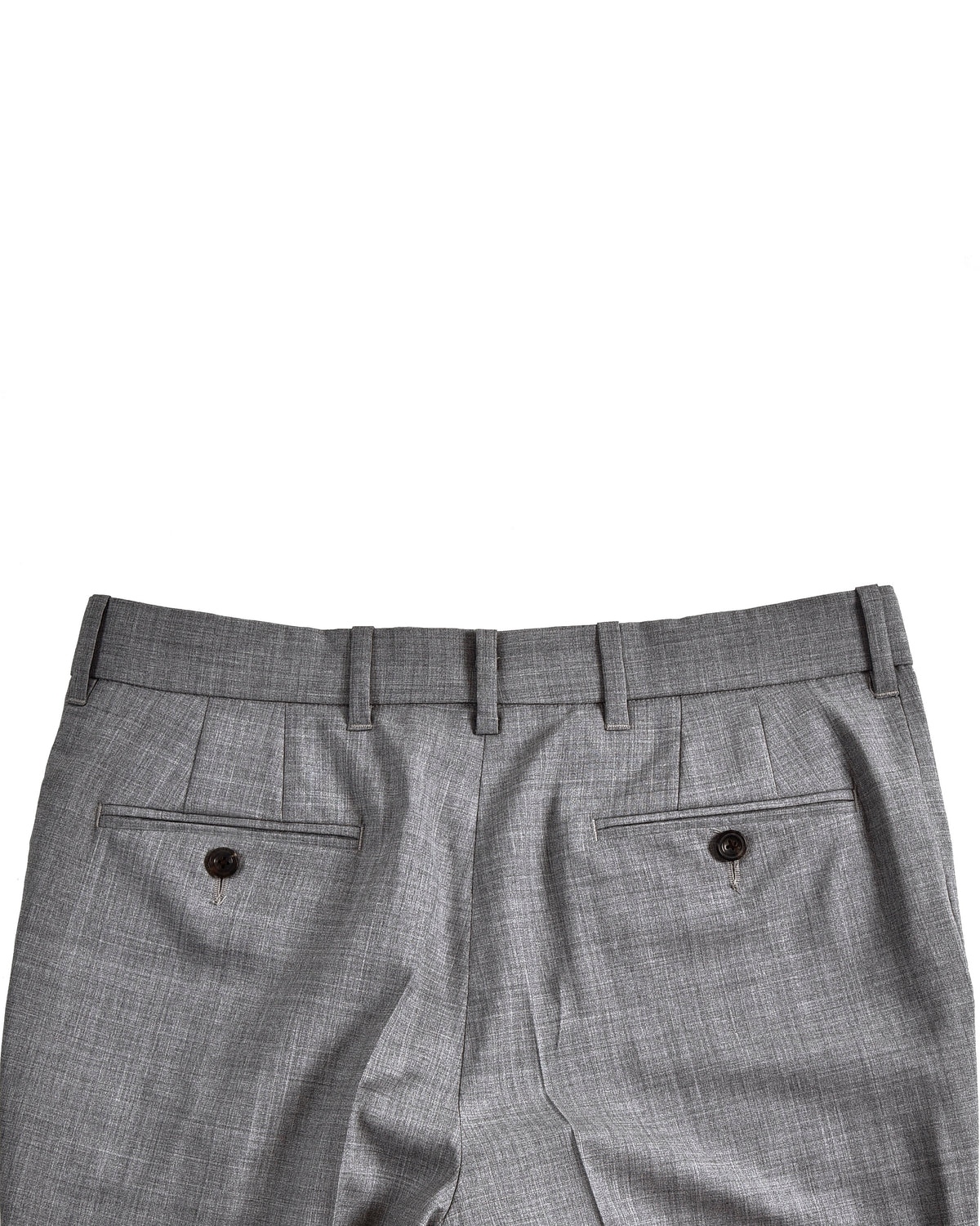 Vitale Barberis Canonico - 120s 2 Ply Summer Grey Dress Pant - 6