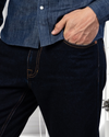 Dark Blue Denim Shirt