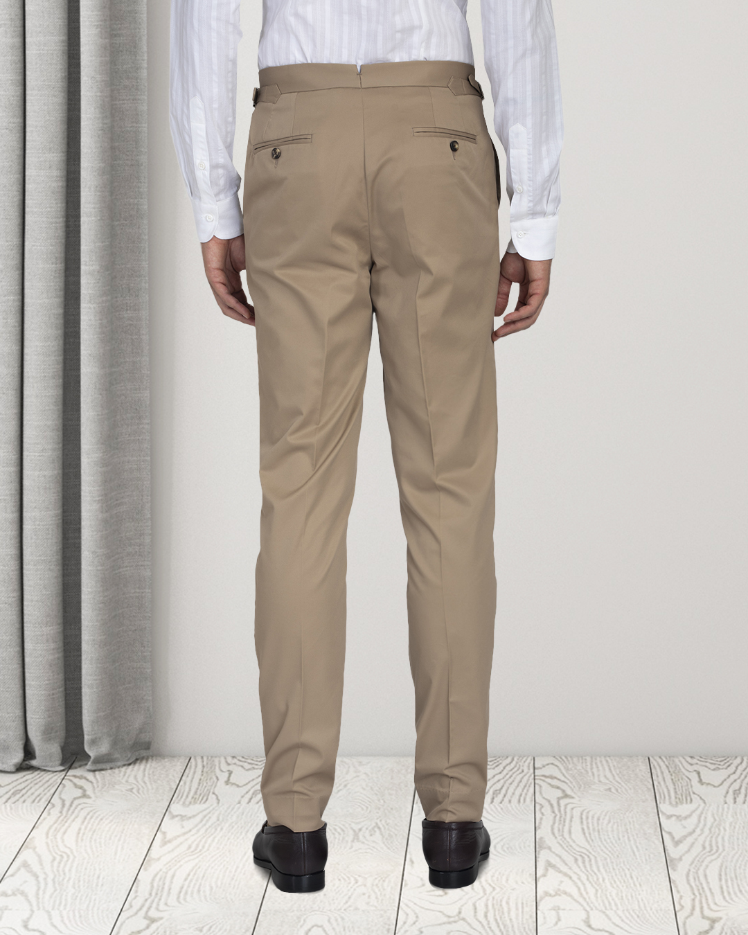 Sand Cotton Dress Pant - 6
