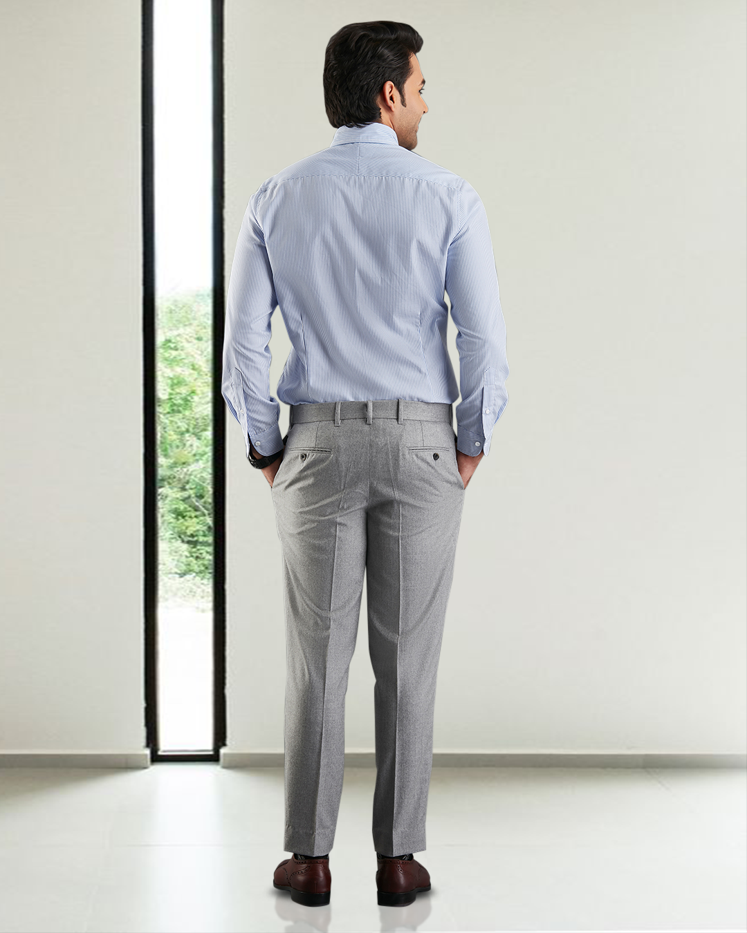 Vitale Barberis Canonico - Flannels  Light Grey Dress Pant - 3