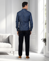 Dark Blue Denim Shirt