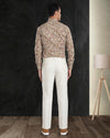 Cream Wool Chino