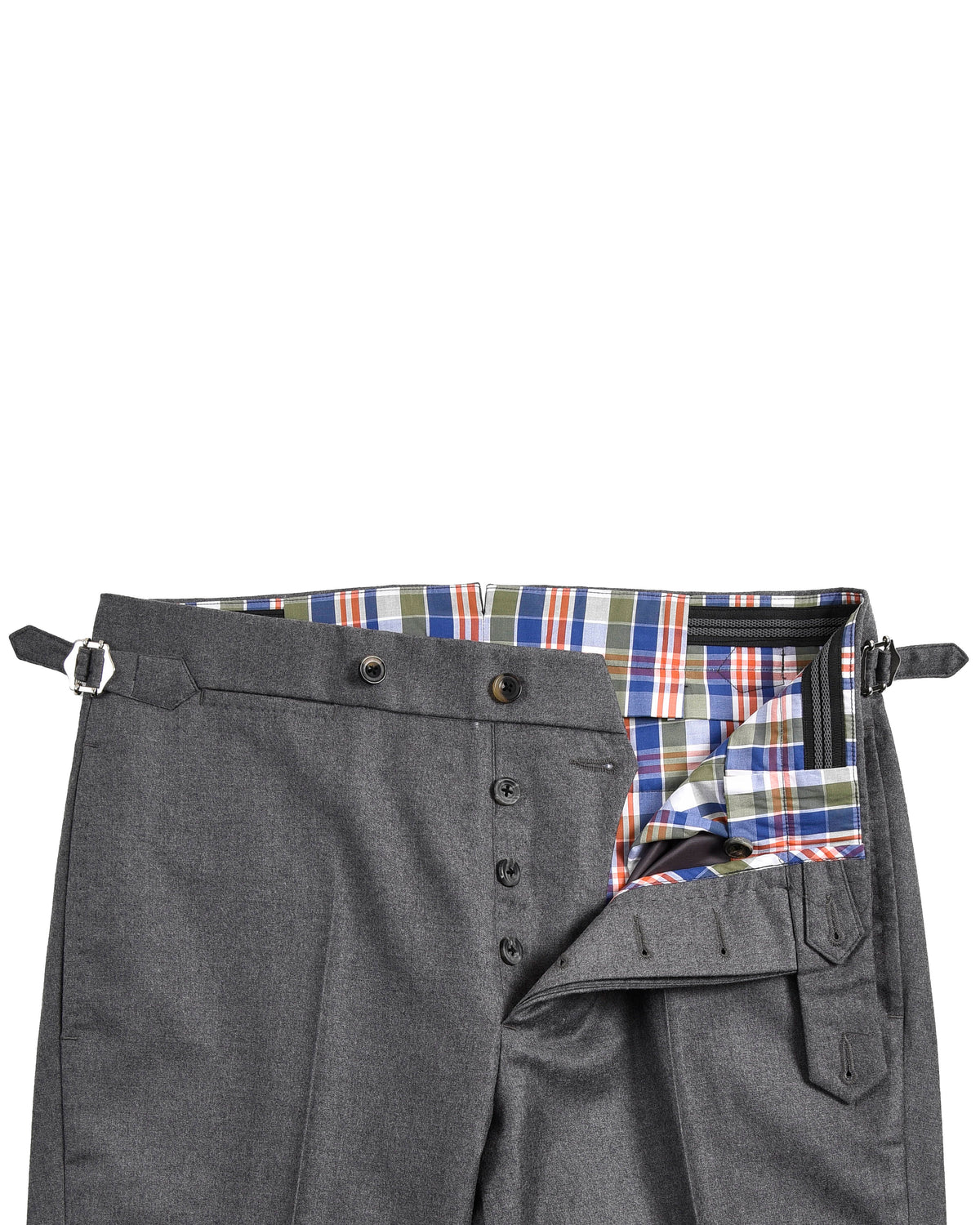 EThomas Wool Cashmere: Ash Mini Twill - 4