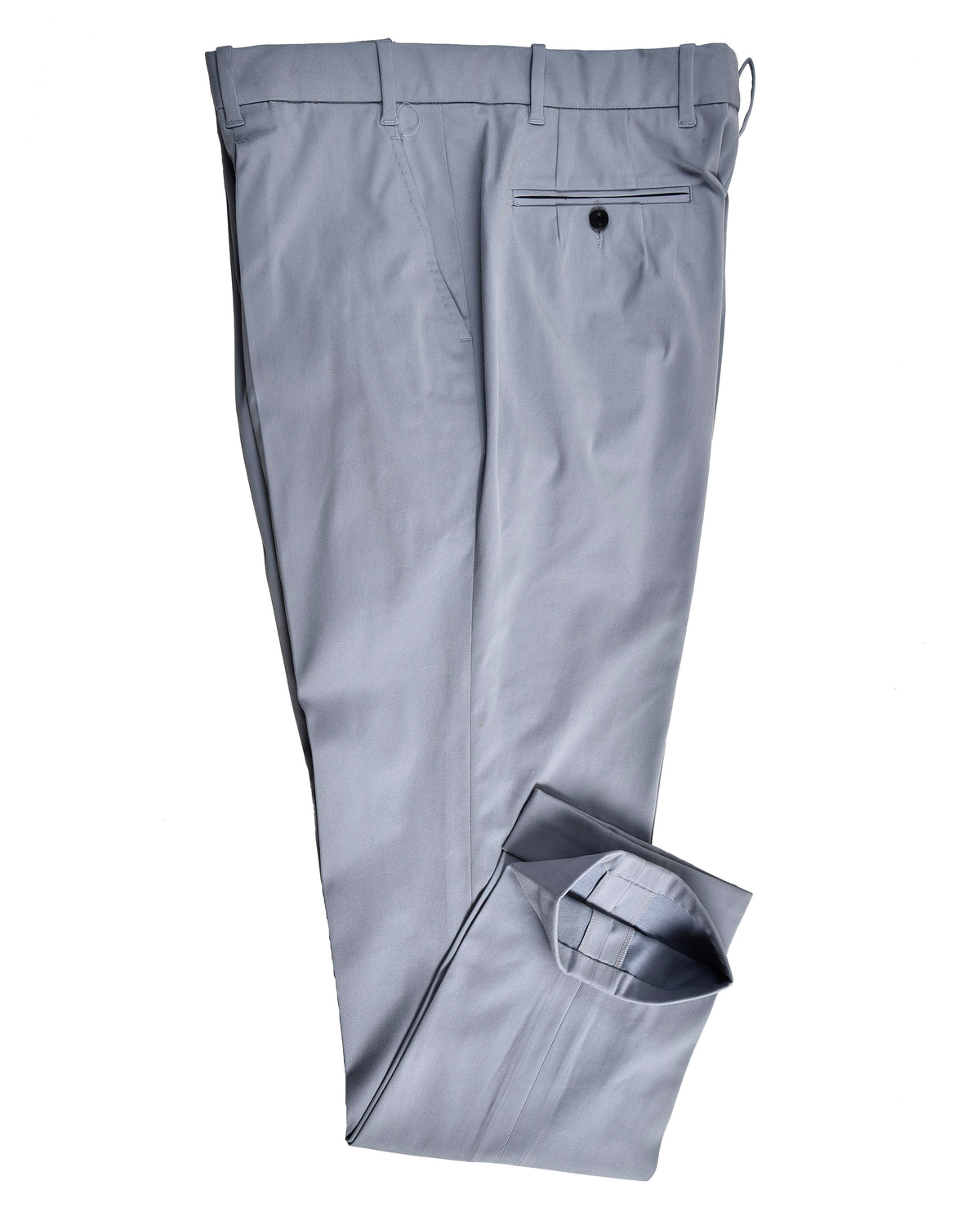 Light Grey Cotton Satin - 2