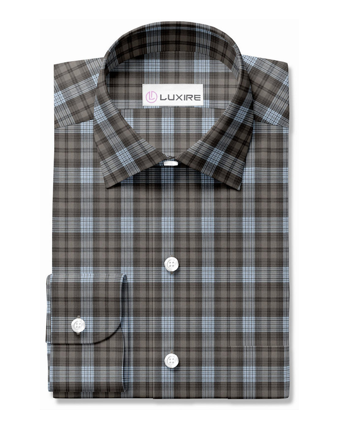 Summer Brown Grey Plaid - 1