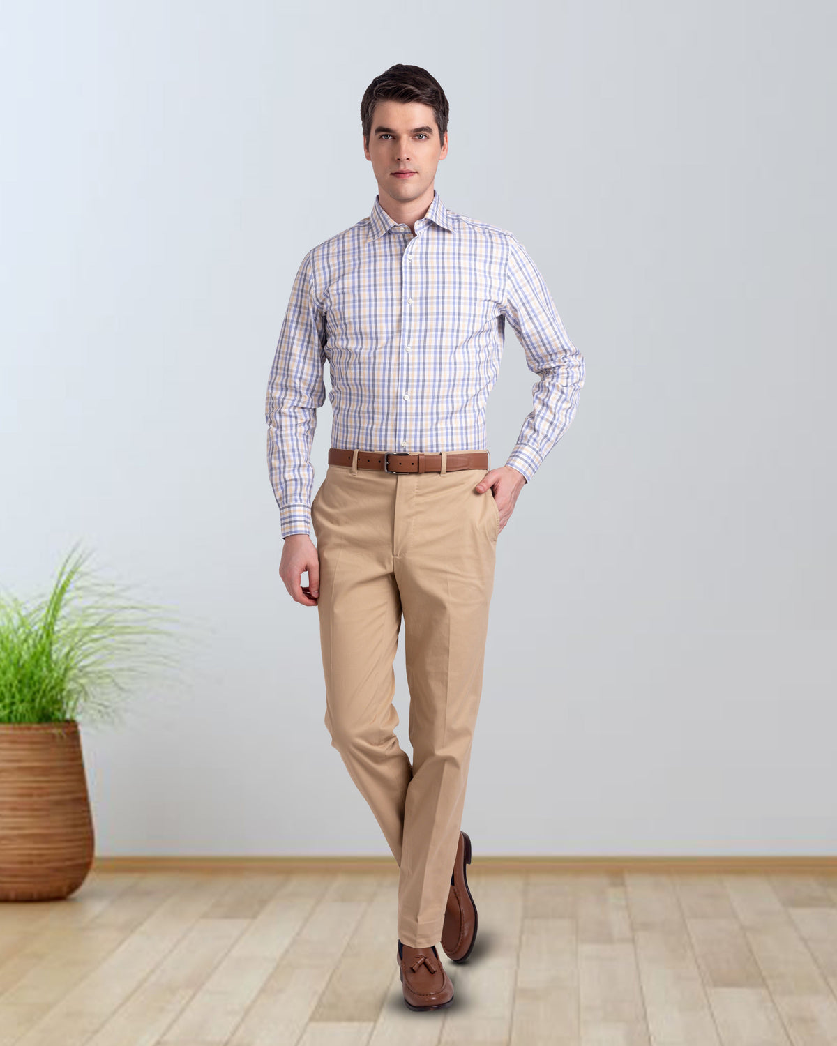 Genoa Beige Dress Pant - 2
