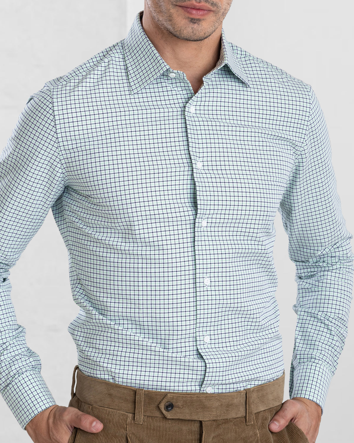 Green Blue Tattersall - 1