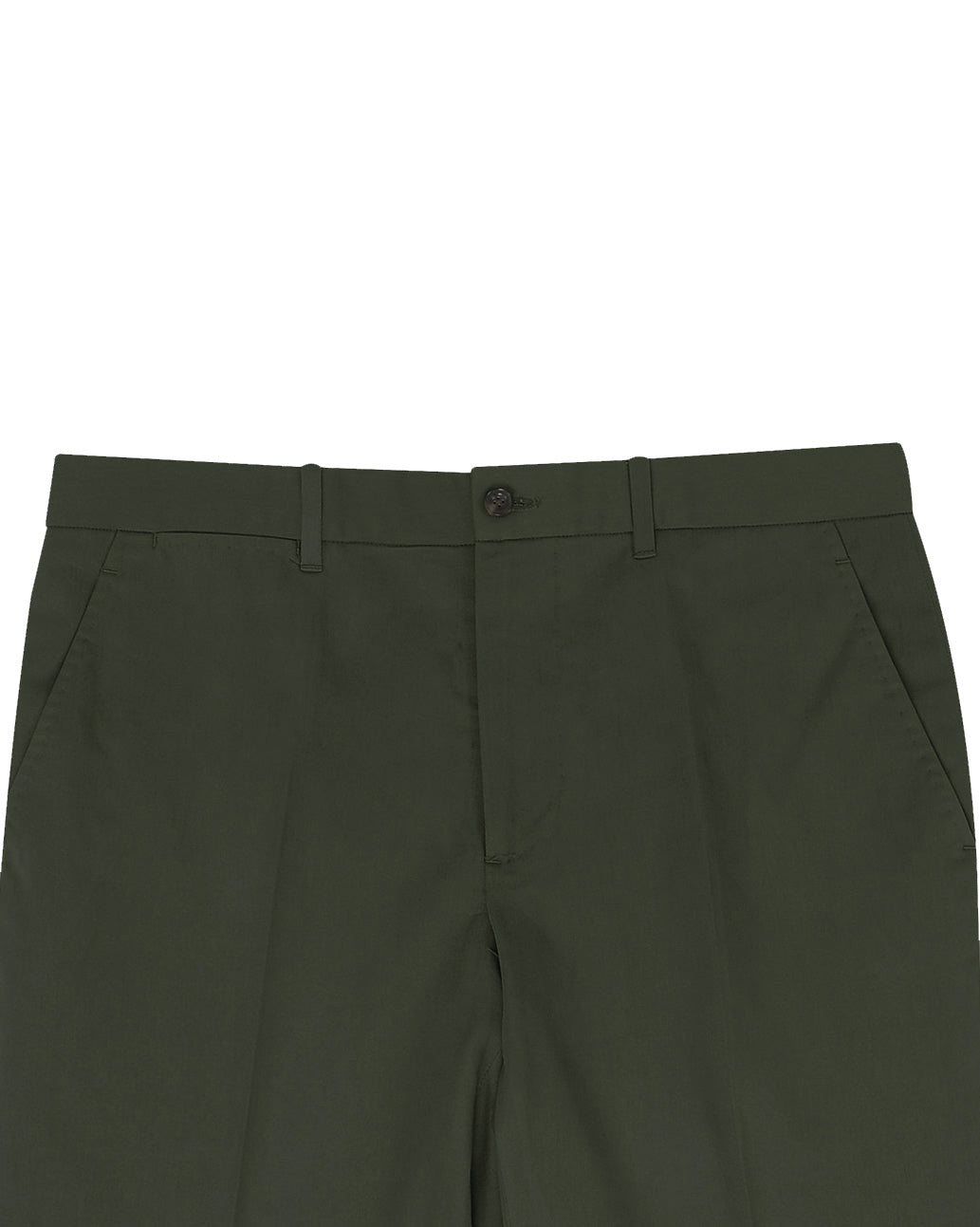 Green Cotton Dress Pant - 2